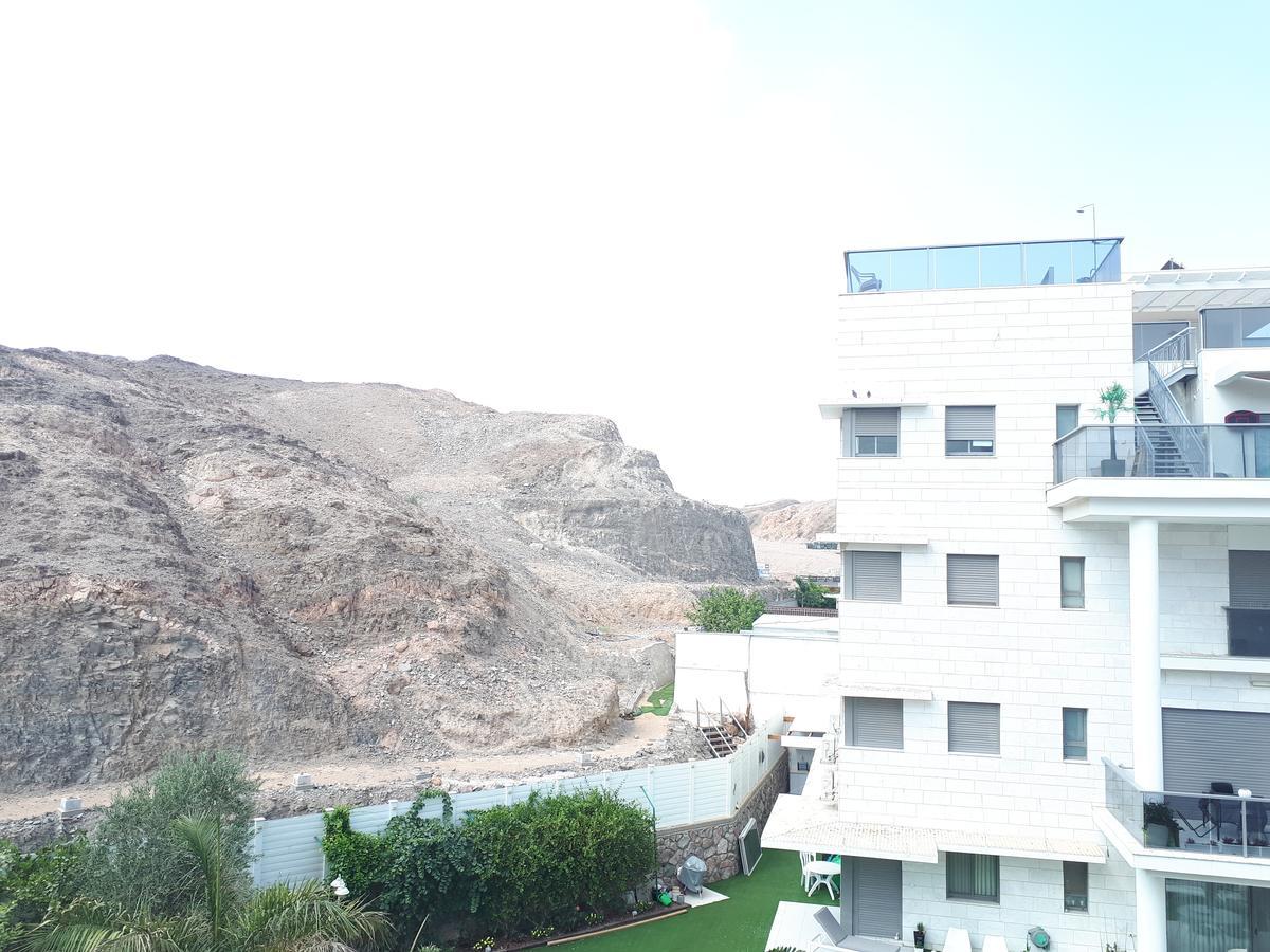 Apartamento Stunning Penthouse With Sea Views And Private Heated Pool Eilat Exterior foto