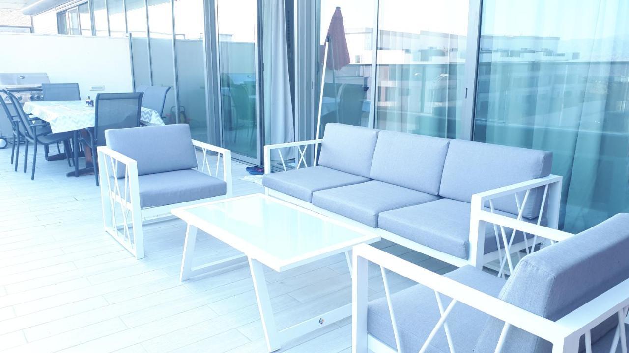 Apartamento Stunning Penthouse With Sea Views And Private Heated Pool Eilat Exterior foto